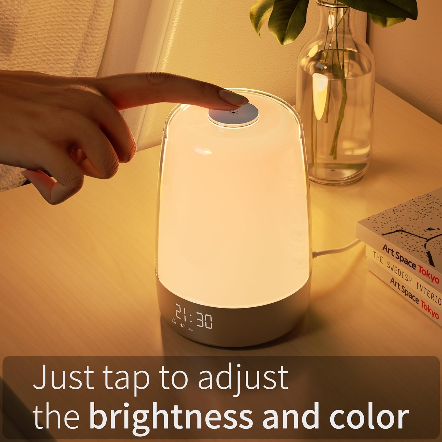 Wake-Up Light med Solopgang og Solnedgang