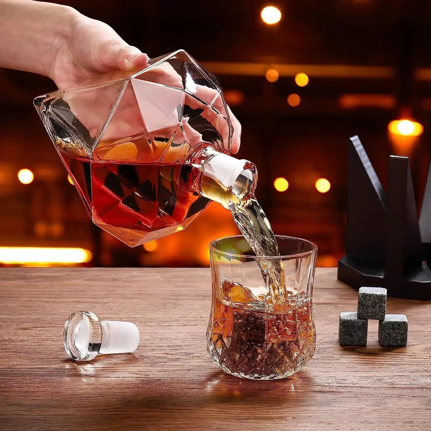 Whisky Karaffel Diamant Design