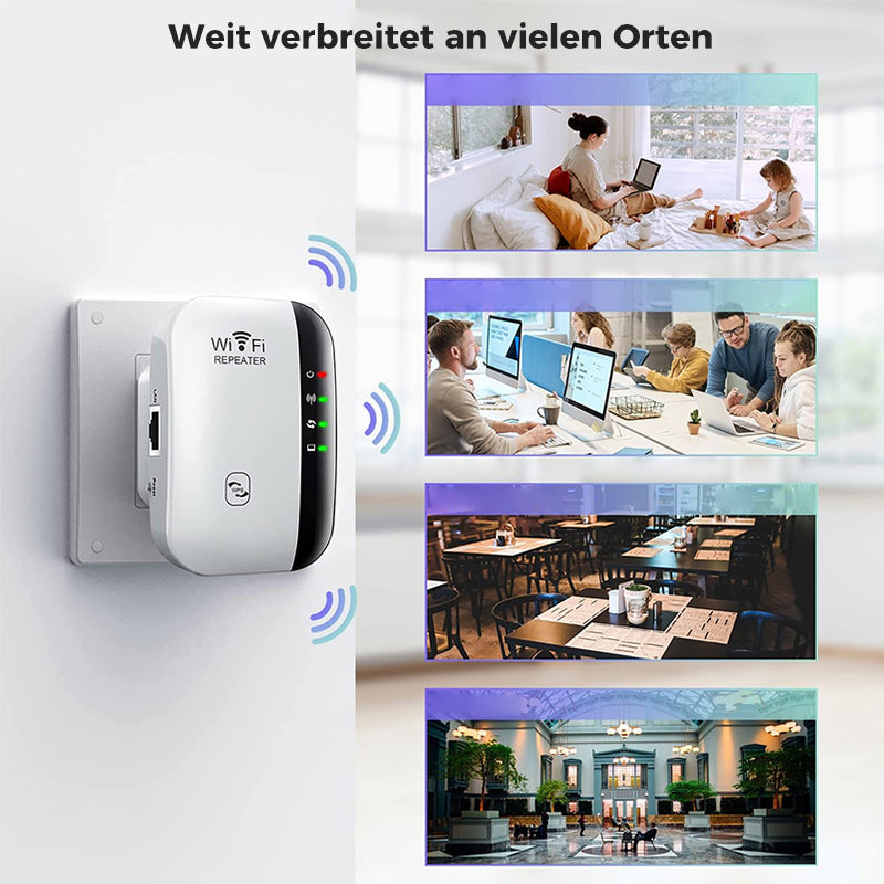 WiFi Signalforstærker Høj Rækkevidde til Hjem og Kontor