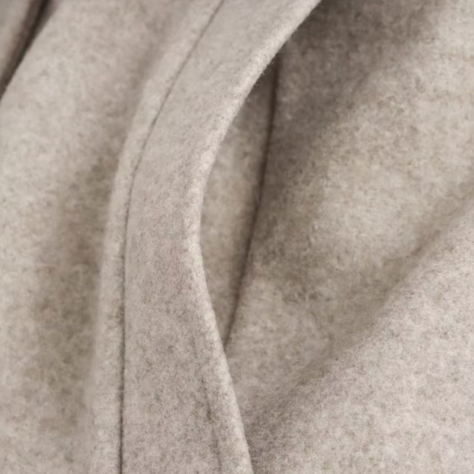 Dame Beige Dobbeltbrystet Trenchcoat med Faux Fur Krave – Bælte Langline Design
