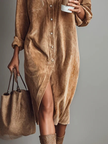 Aurovia - Chic Flared Hem Kjole