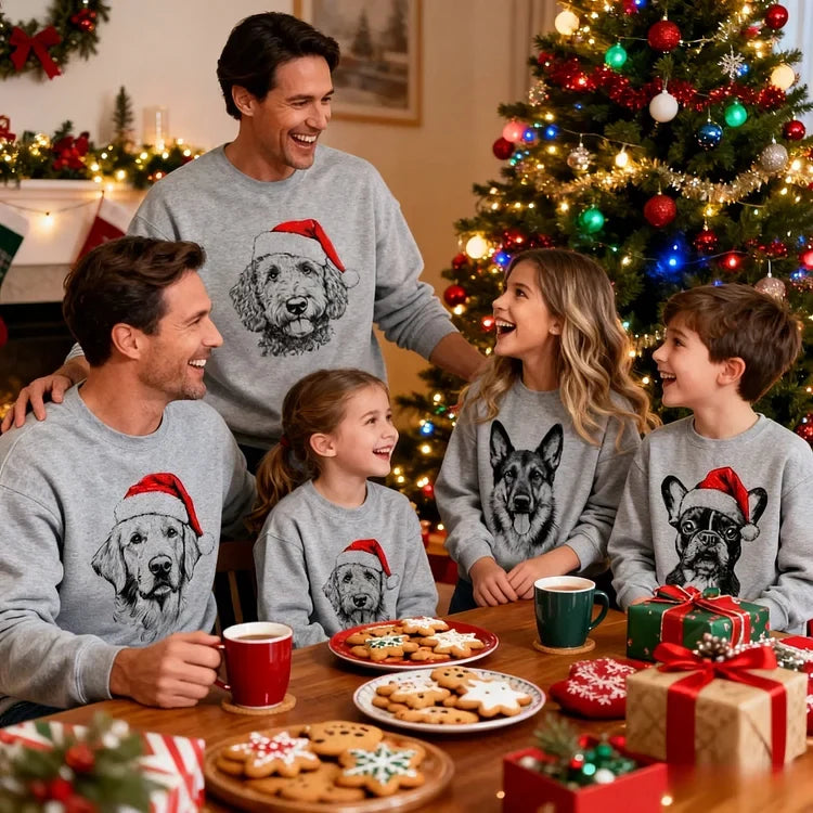 SantaPaws | En personliggjort julesweater med dit kæledyr på