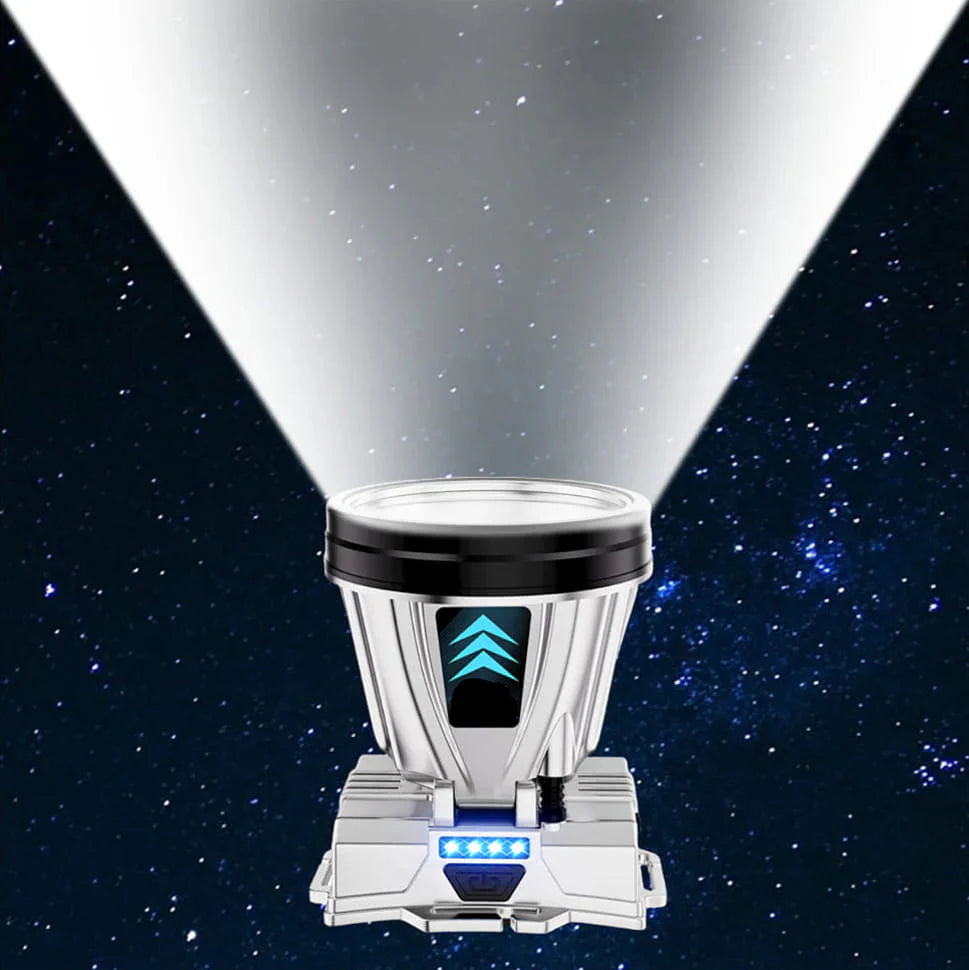LuxeBeam LED Hovedlampe | Lys din vej med en ultra klar og holdbar lyskilde til natlige eventyr.-zarada.dk