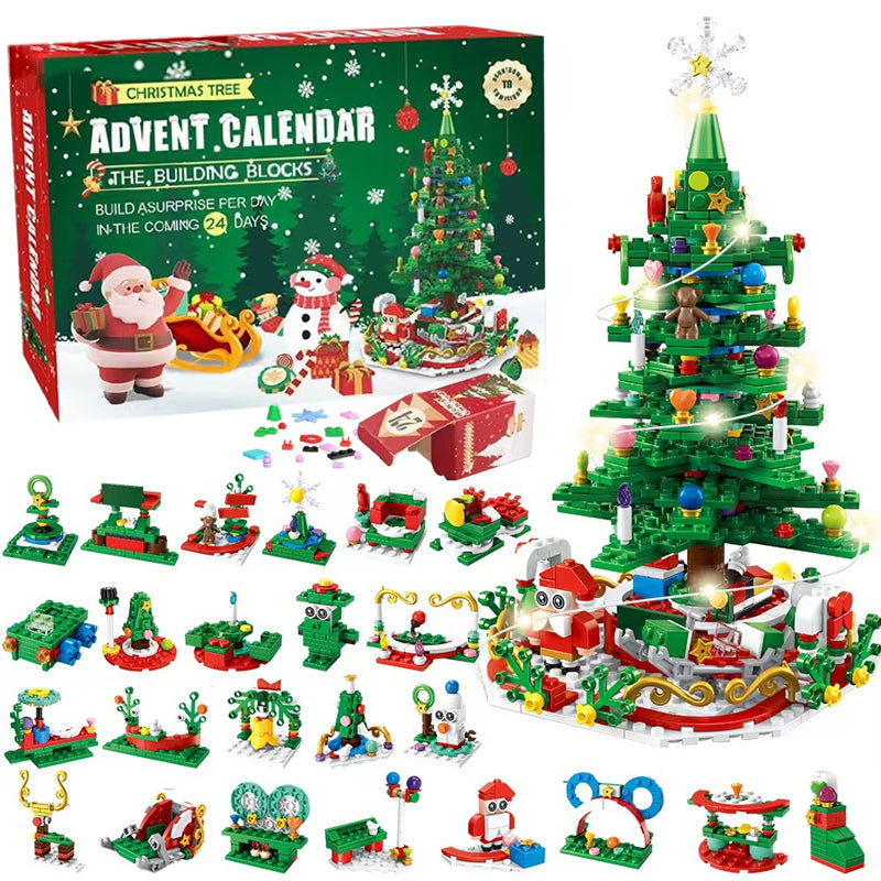 Julgran Adventskalender 2026 – DIY Byggsats för Juldekoration