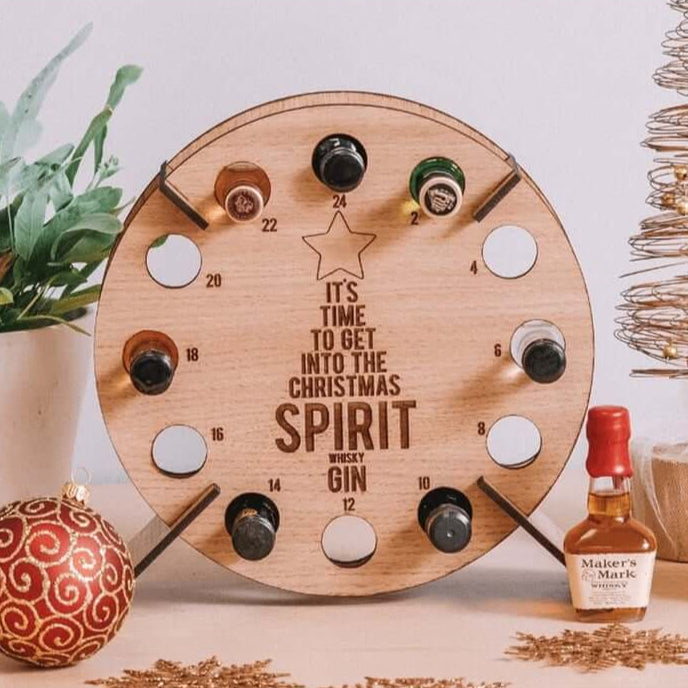 Wooden Advent Calendar 2026 – 24-Day Christmas Countdown