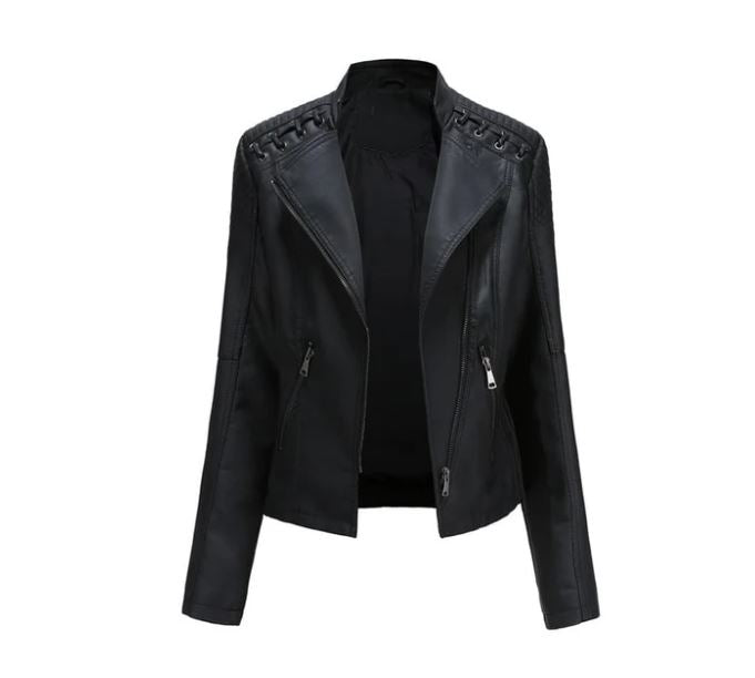 Daphne Kvinders Vintage Stil Kontorjakke – Elegant Fitted Snit med Usynlig Lynlås & Piped Lommer