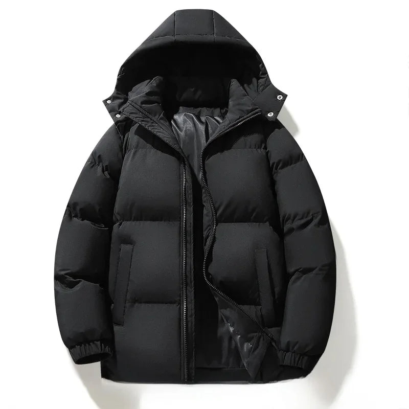 Zian Herre Quilted Jakke – Letvægtsmodel med Lynlåslukning & Sidelommer