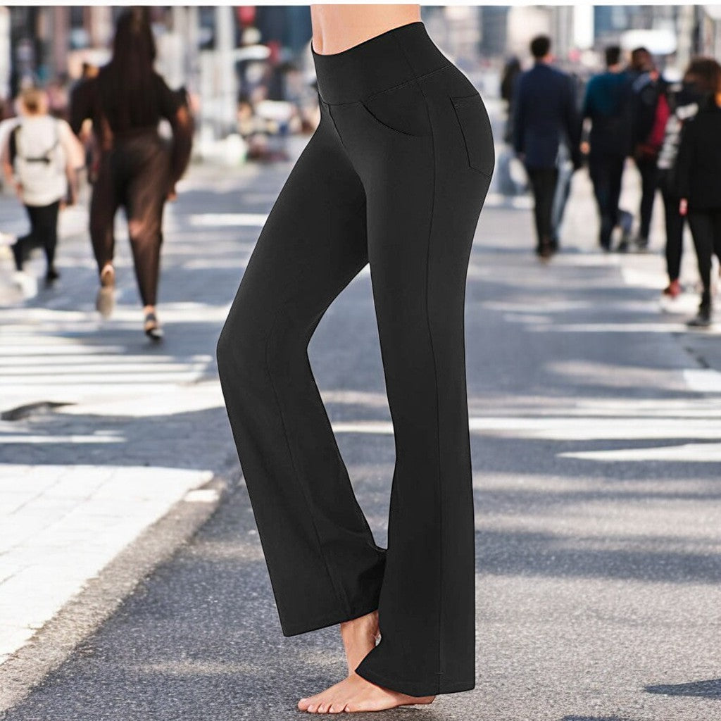 Flare Bootcut yogabukser til kvinder