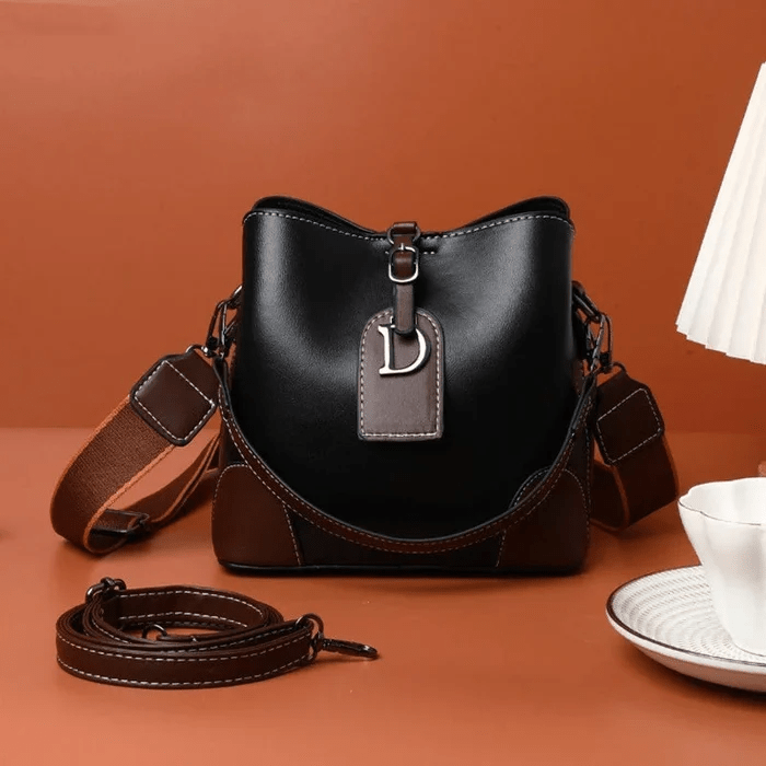 AllureLuxe | Elegant Læder Skuldertaske Stilfuldt Design