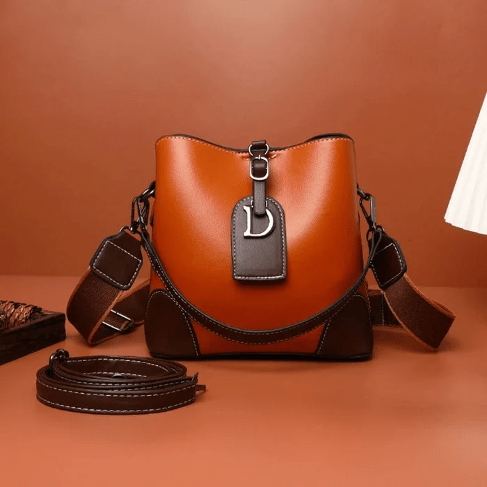 AllureLuxe | Elegant Læder Skuldertaske Stilfuldt Design