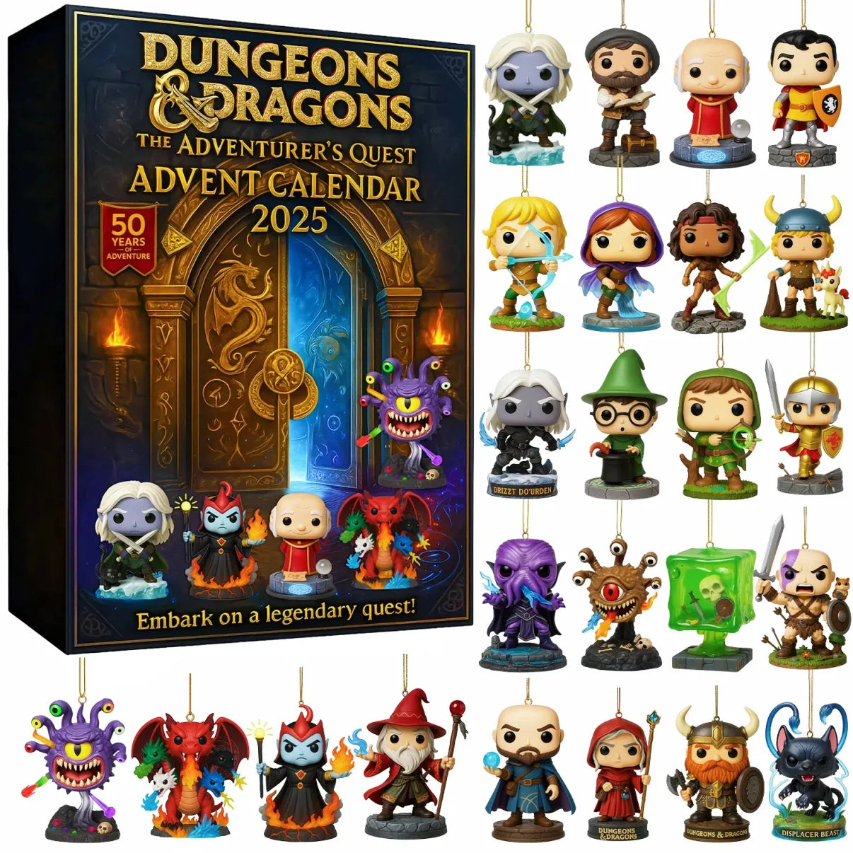 QuestMaster | Dungeons & Dragons Adventskalender 2025 – 24 dage med legendariske eventyr