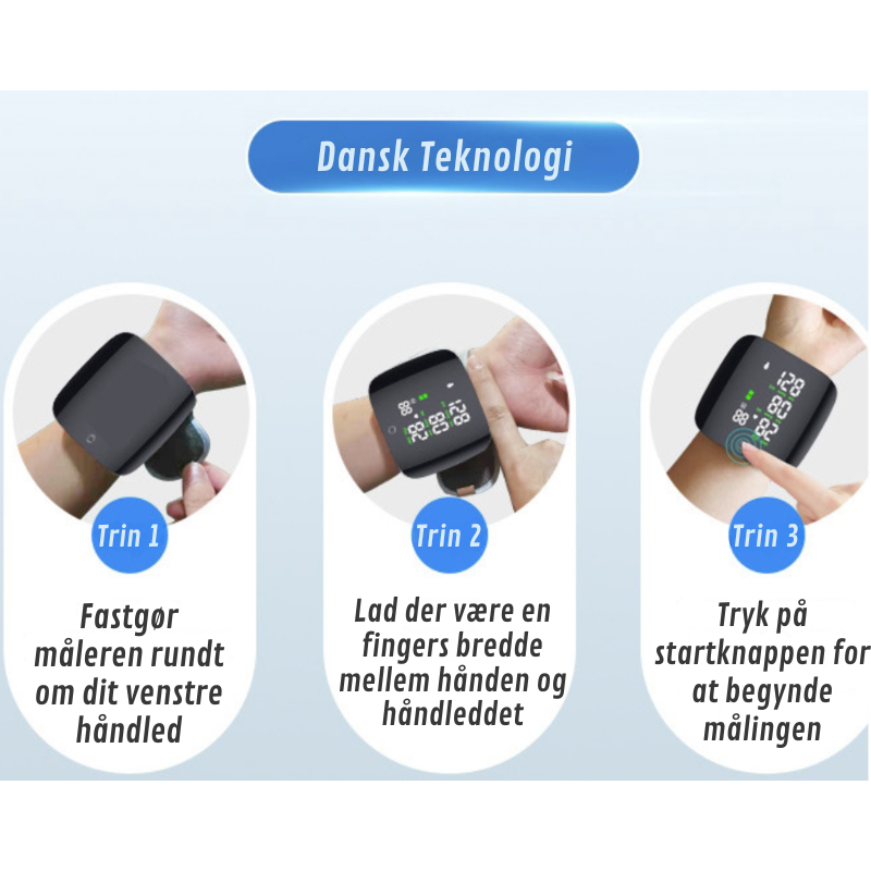 HealthPro LED Pulsmåler | Præcise målinger, altid og overalt-zarada.dk