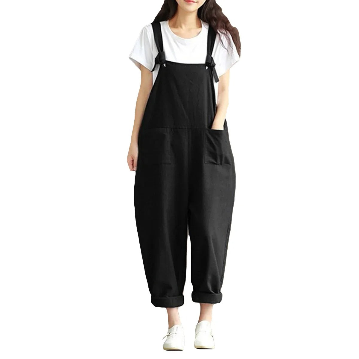 Løs Casual Harem Jumpsuit til Kvinder
