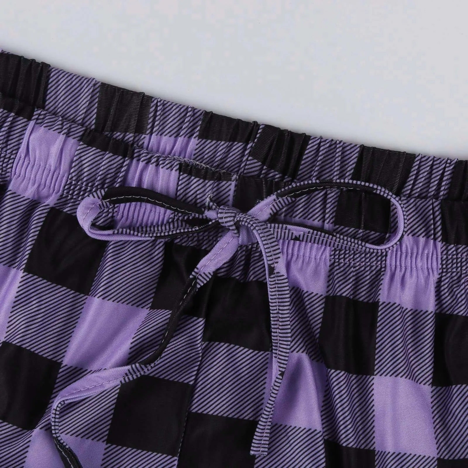 Kvinders plaidprintet pyjamas