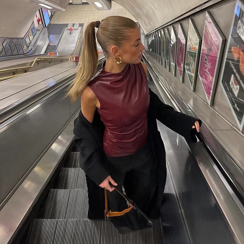 Kvinders ærmeløs bodycon casual tanktop