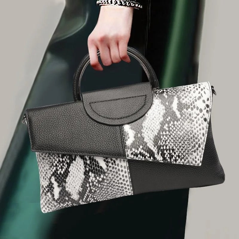 Crossbody-taske i blødt PU-læder til kvinder