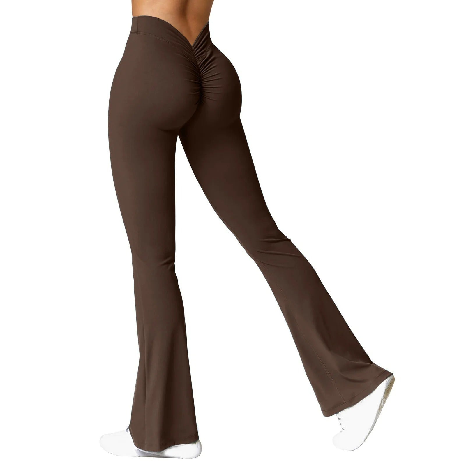 Kvinder V-ryg højtaljede leggings