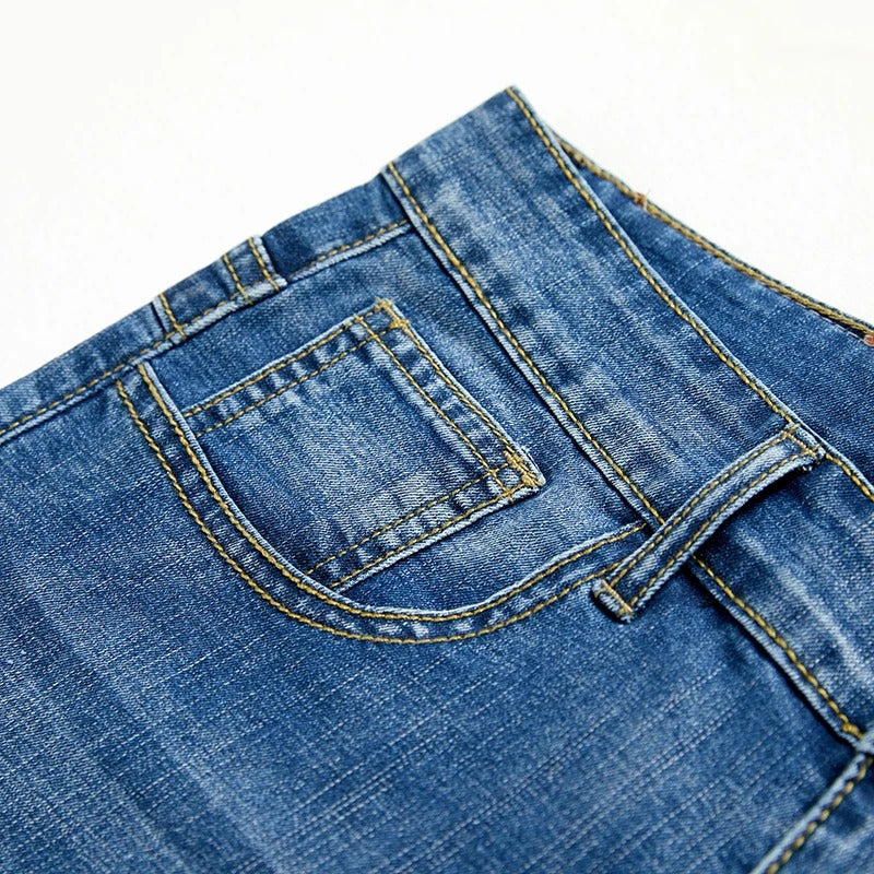 Klassiske denimshorts til mænd