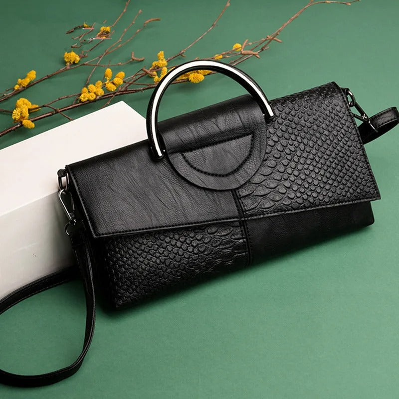 Crossbody-taske i blødt PU-læder til kvinder