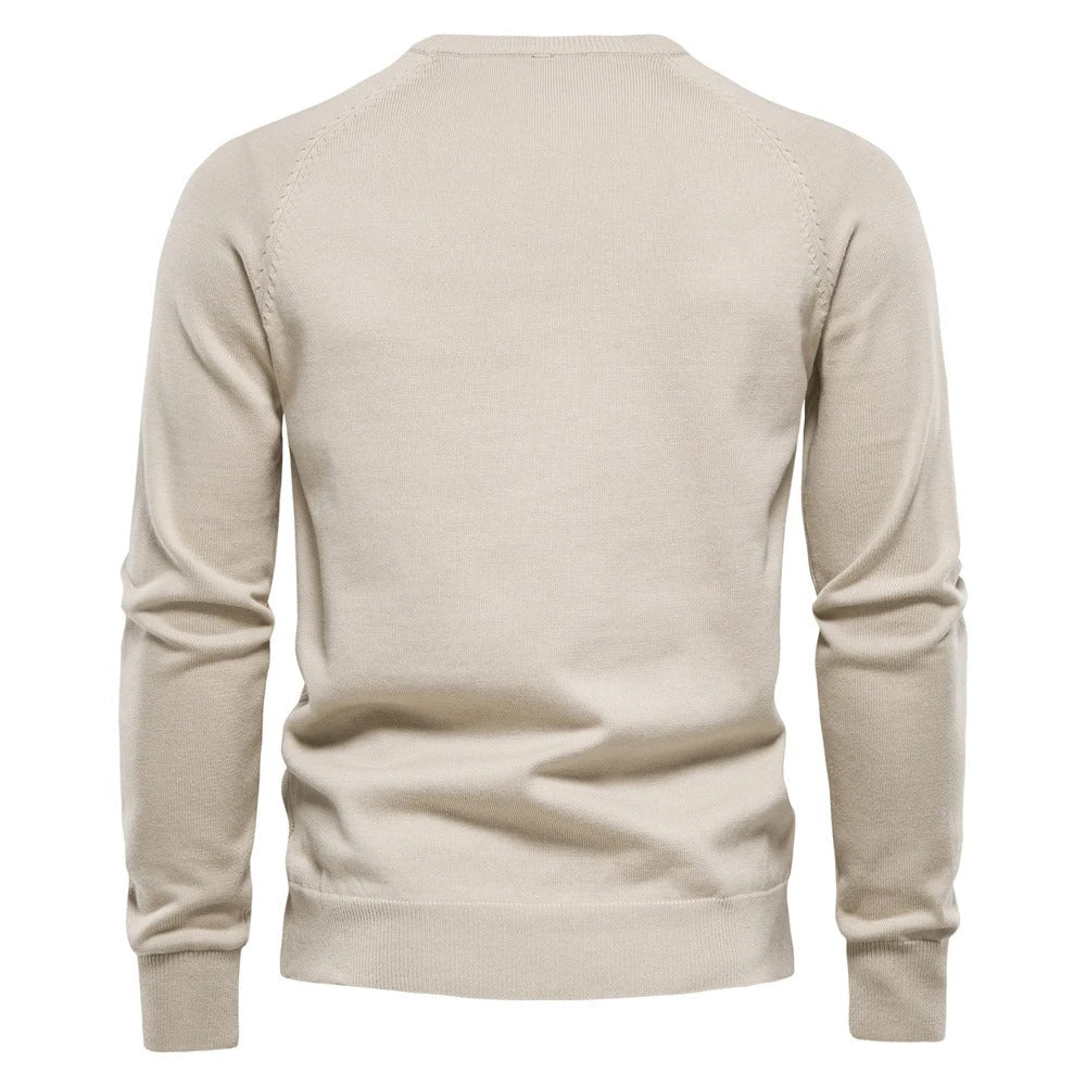 Casual strikket sweater til mænd