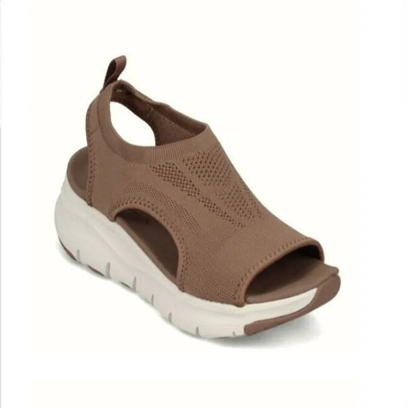 Kvinders mesh kileplatformssandaler