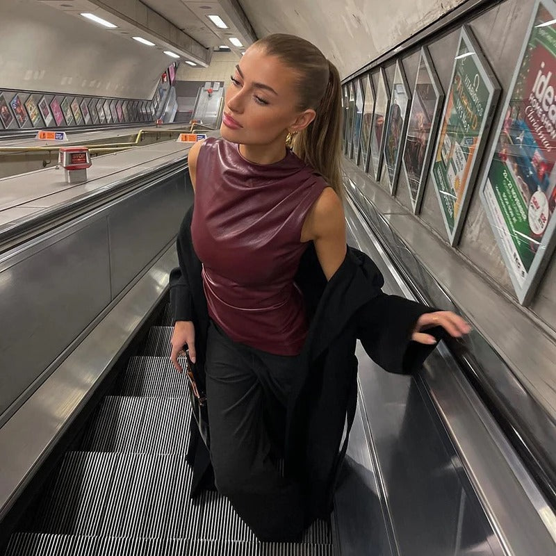 Kvinders ærmeløs bodycon casual tanktop