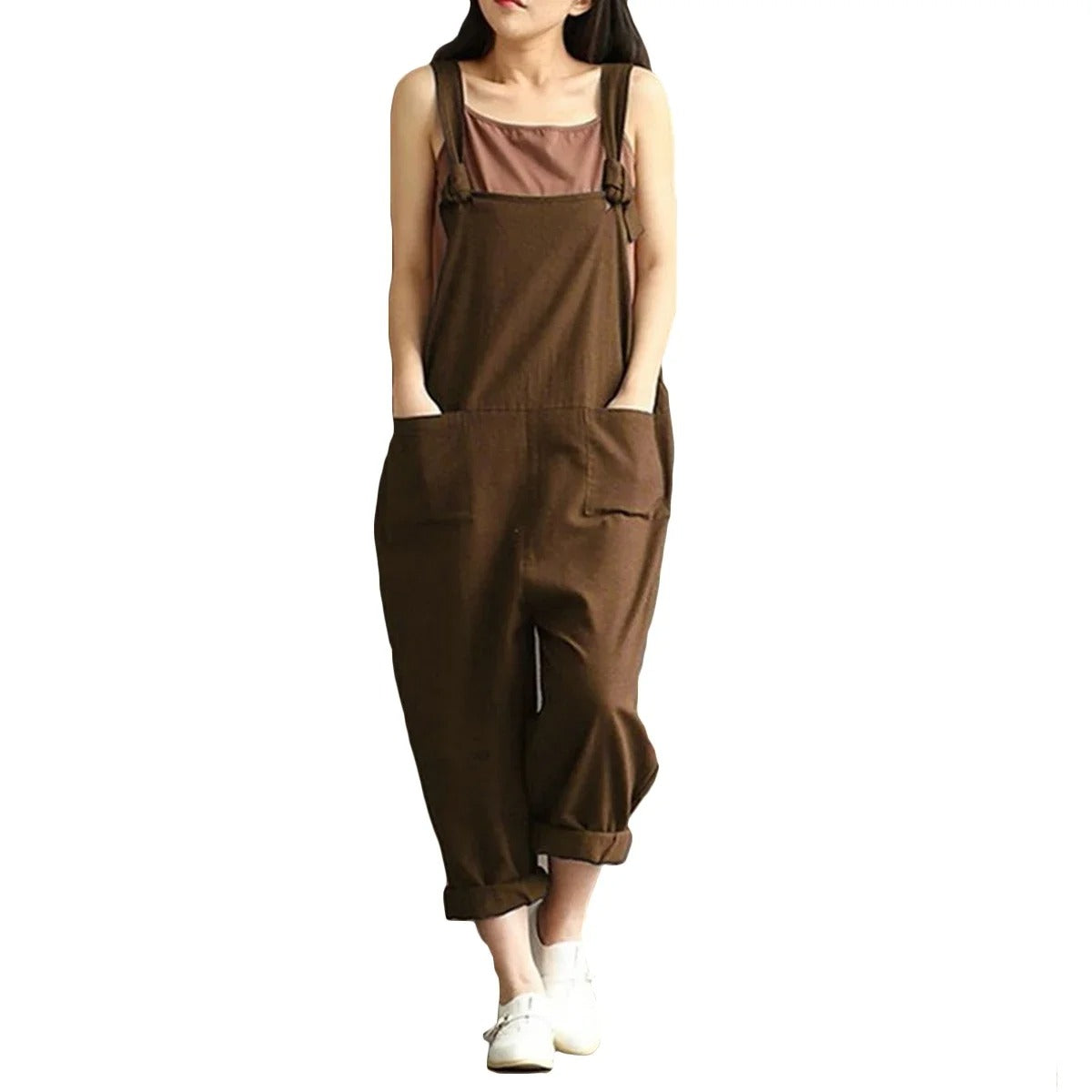 Løs Casual Harem Jumpsuit til Kvinder