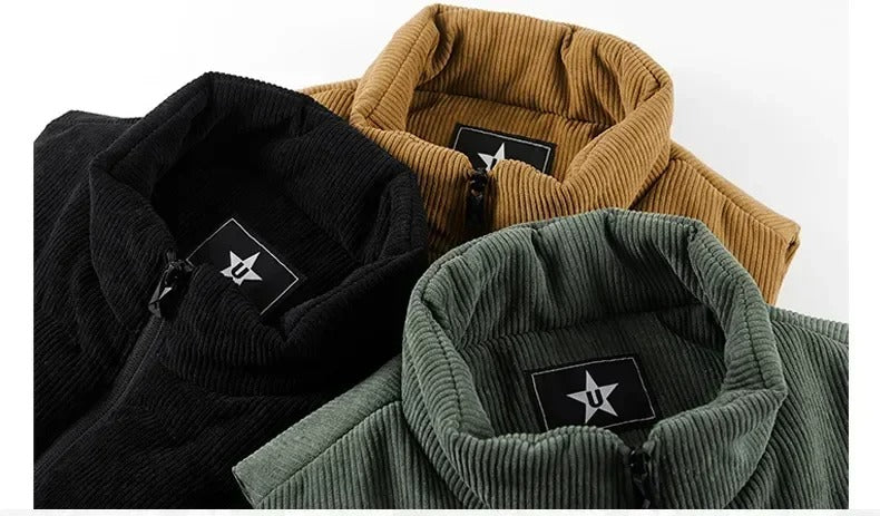Varm vest i fleece til mænd