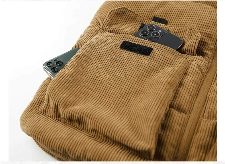 Varm vest i fleece til mænd