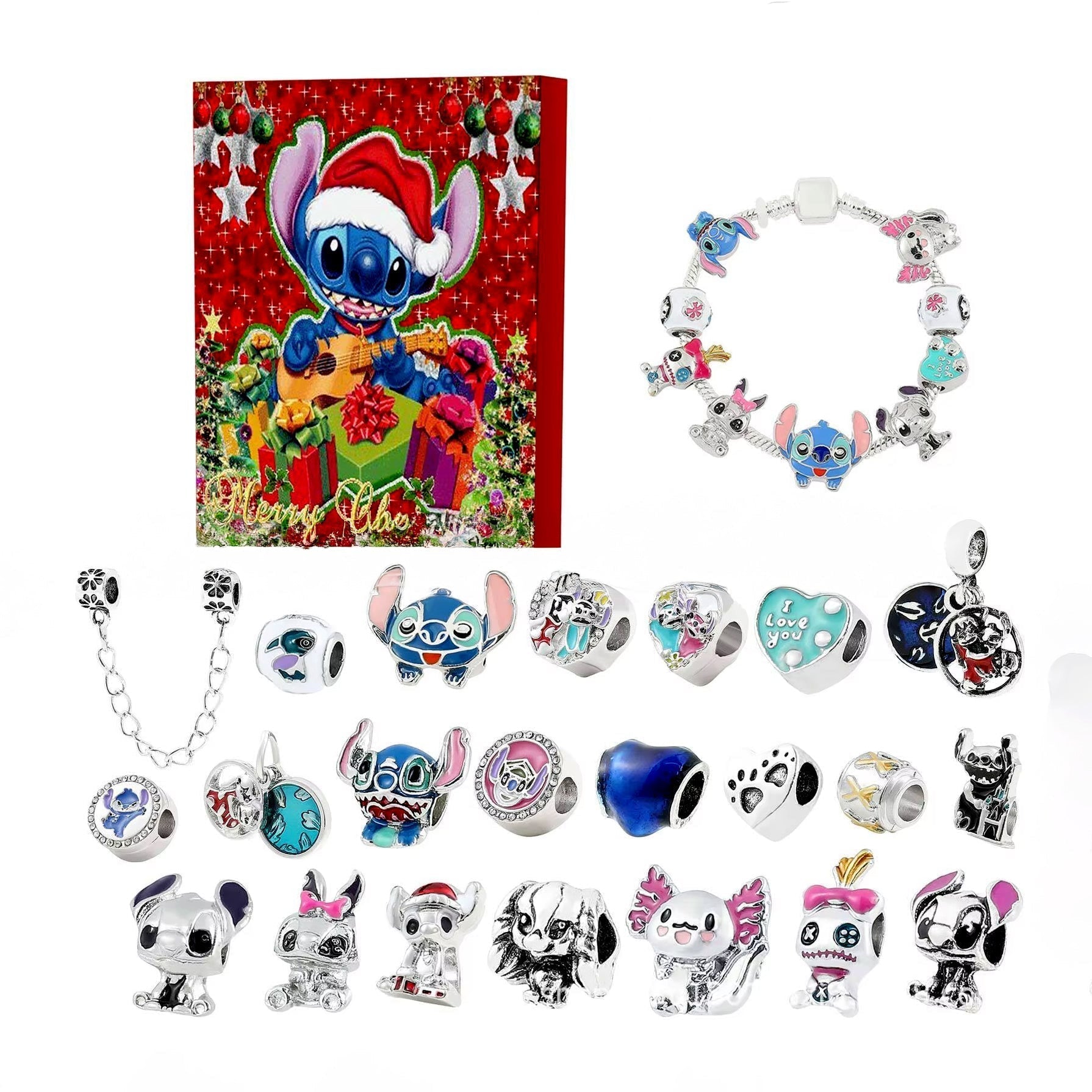 StitchGems | Adventskalender Stitch Armbånd og Overraskelser
