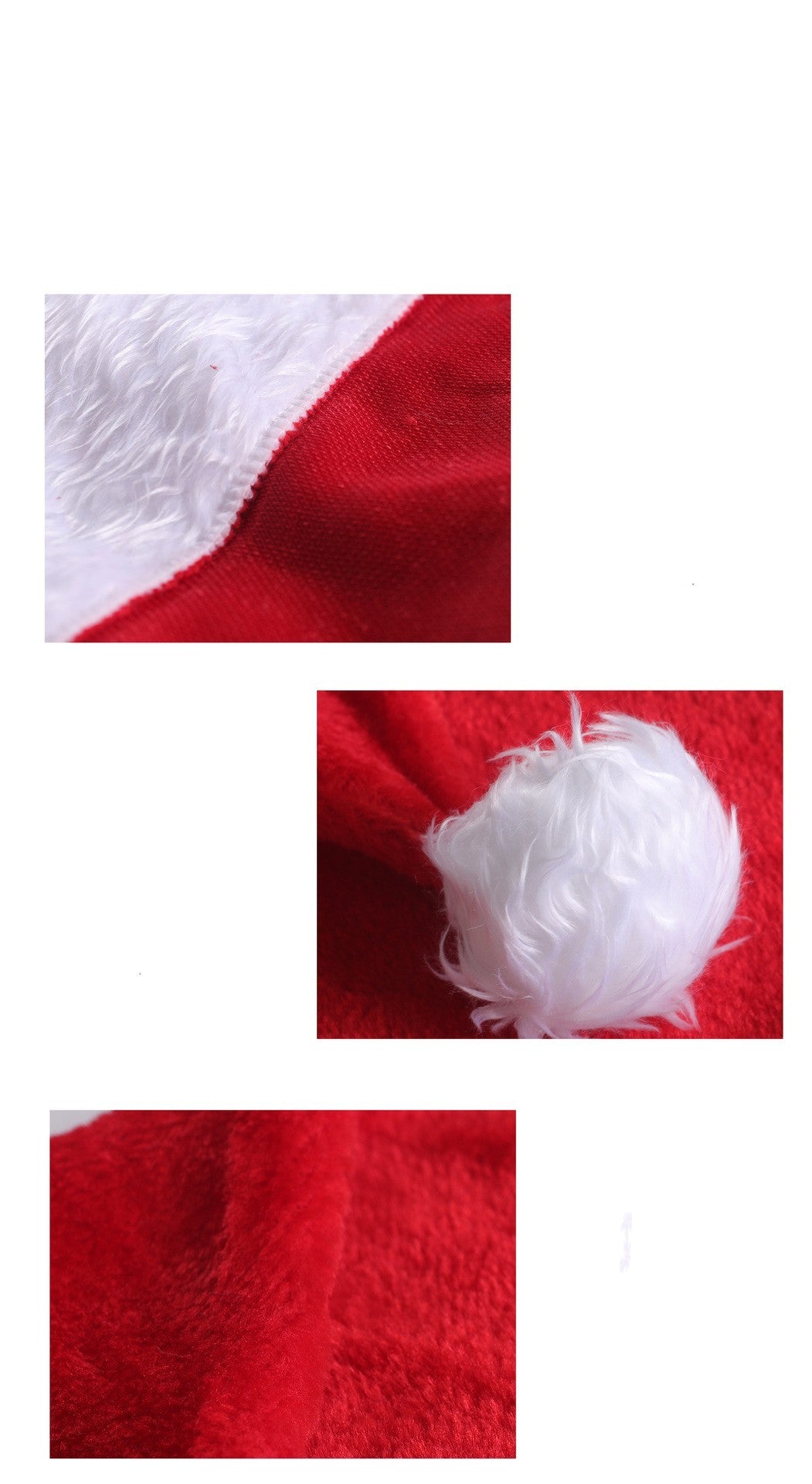 Lysende Julehat med LED Lygter – Blød Pluche Santa Hat med Farvet Lys