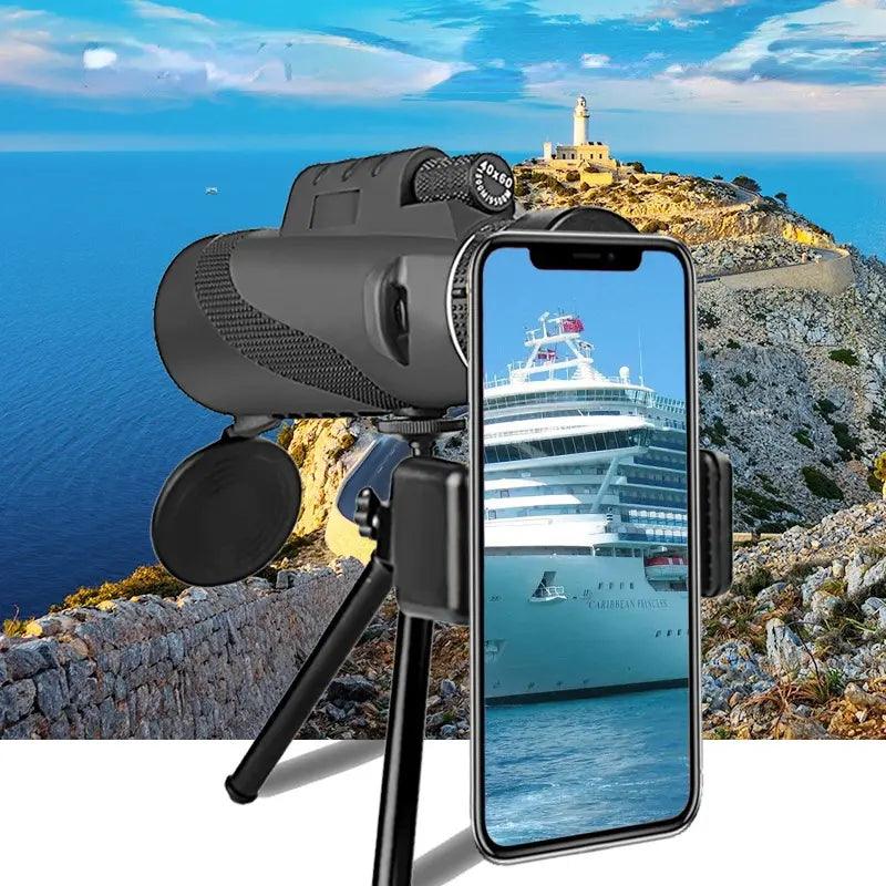 LuxeVision Bærbar Monokulær med Nattesyn | Uovertruffen natobservationoplevelse i et kompakt og elegant design-zarada.dk