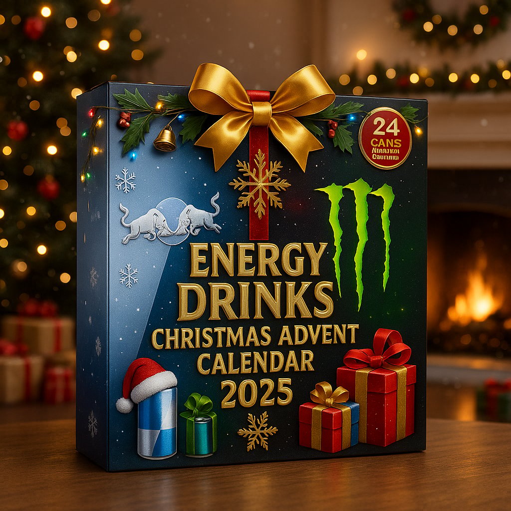 Energidrycksadventskalender 2026 – 24 dagar fulla av överraskningar