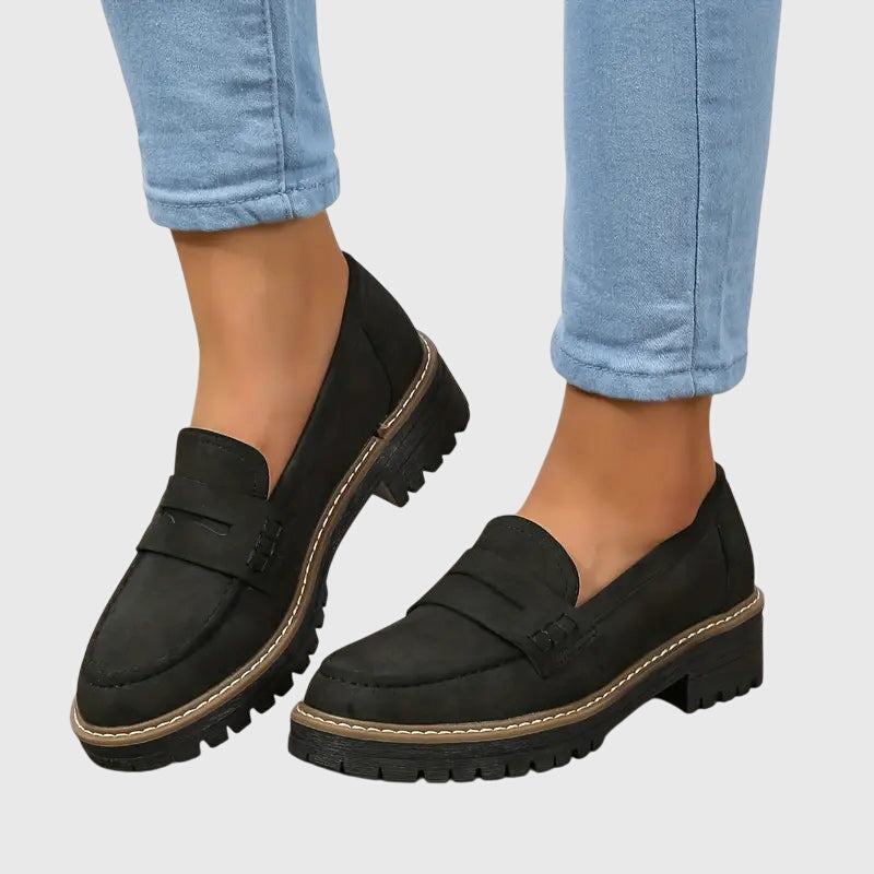 Melania | Tidløse Suede Loafers
