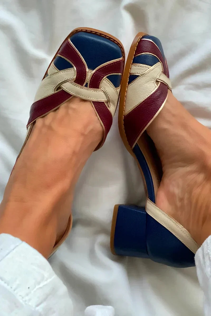 TRI-FARVE SLIP-ON FLATS