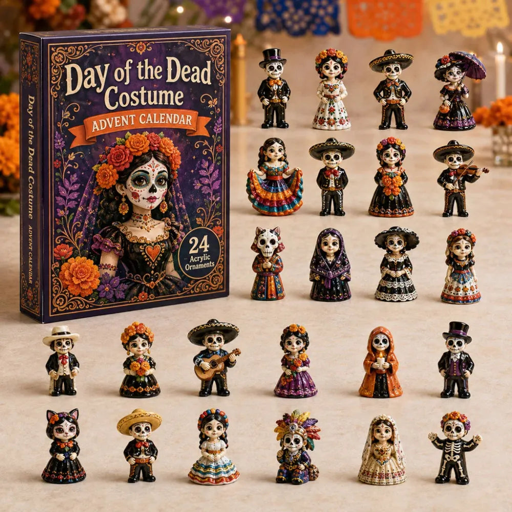 Day of the Dead Advent Calendar 2026 – 24 Acrylic Charms Blind Box