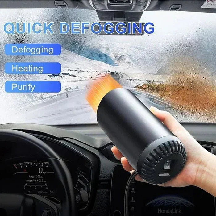 12V Car Heater & Defroster – Compact Car Heating with 360° Rotation