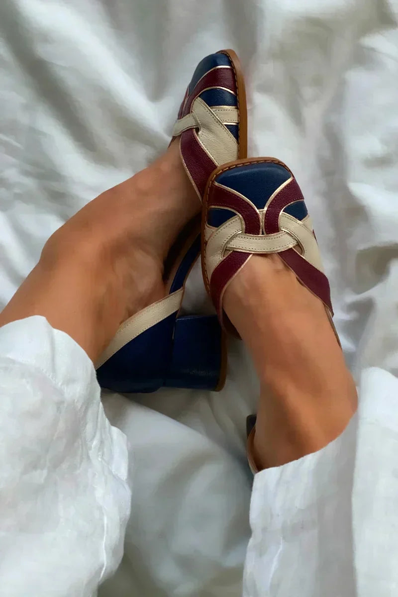 TRI-FARVE SLIP-ON FLATS