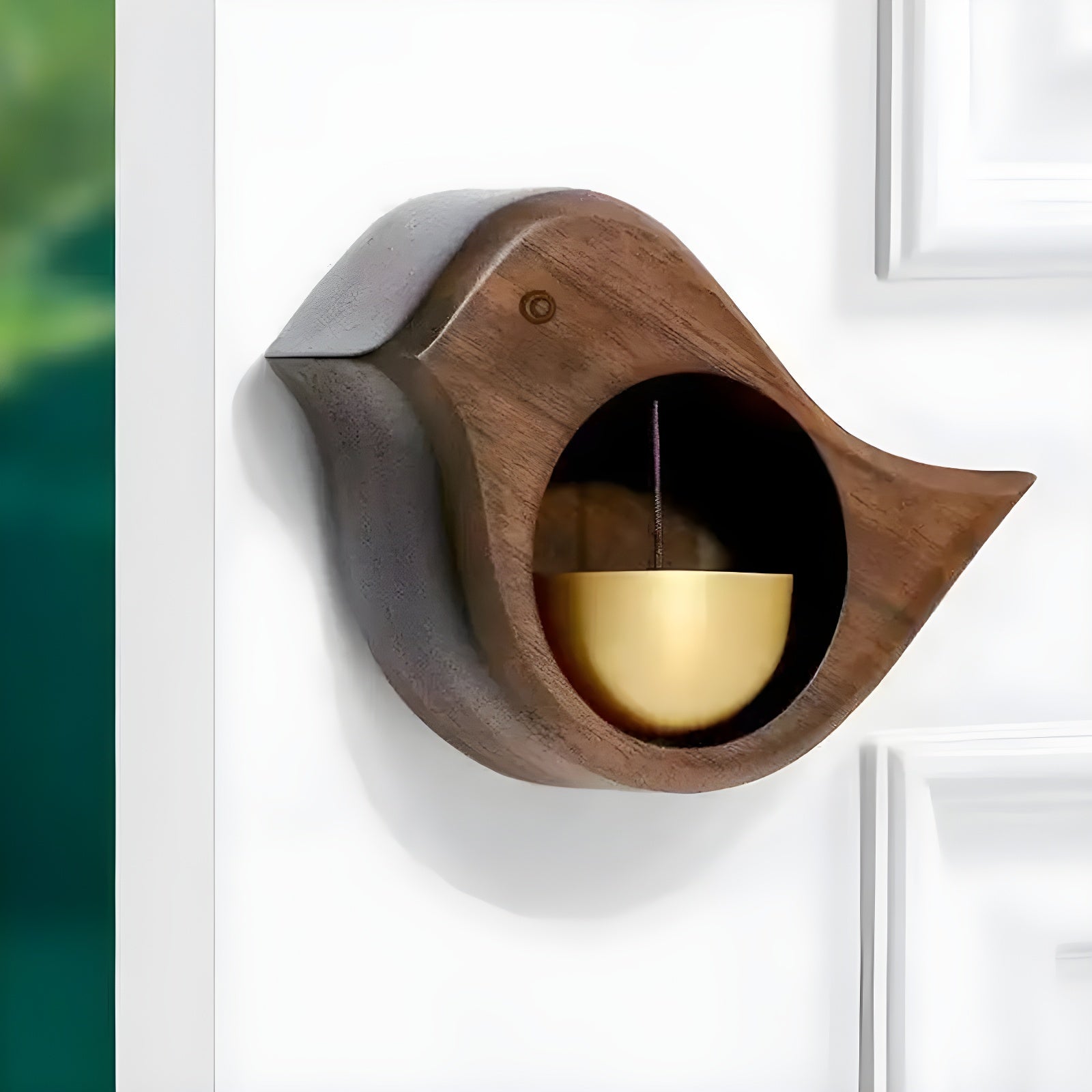 ZenChime | Elegant træ dørklokke-zarada.dk
