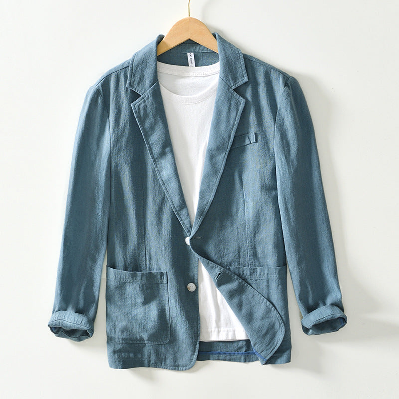 Herre Ward Blazer – Elegant & Letvægts Linned Blazer med Moderne og Raffineret Stil