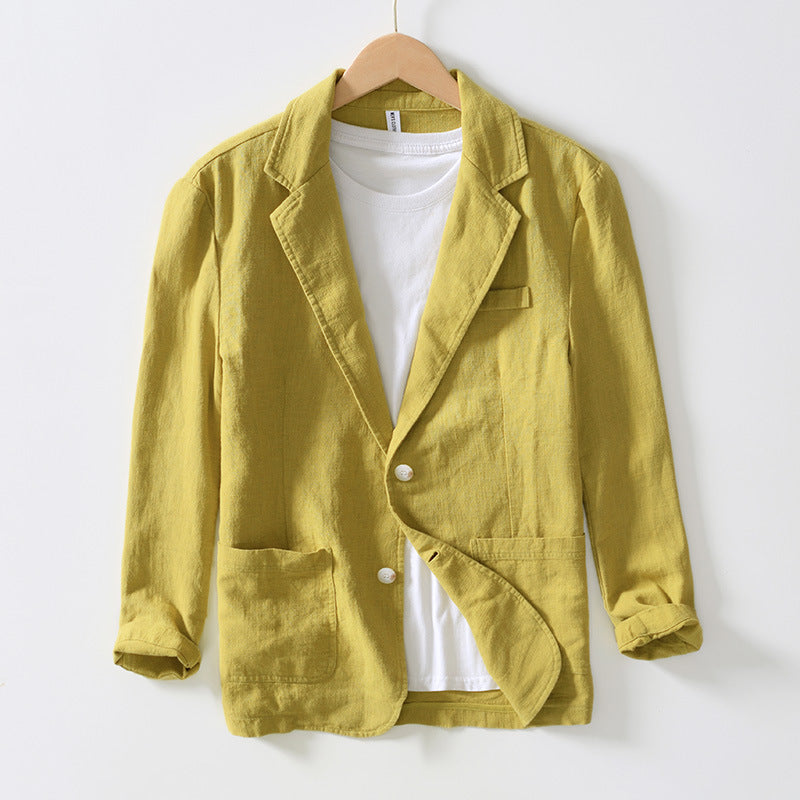 Herre Ward Blazer – Elegant & Letvægts Linned Blazer med Moderne og Raffineret Stil