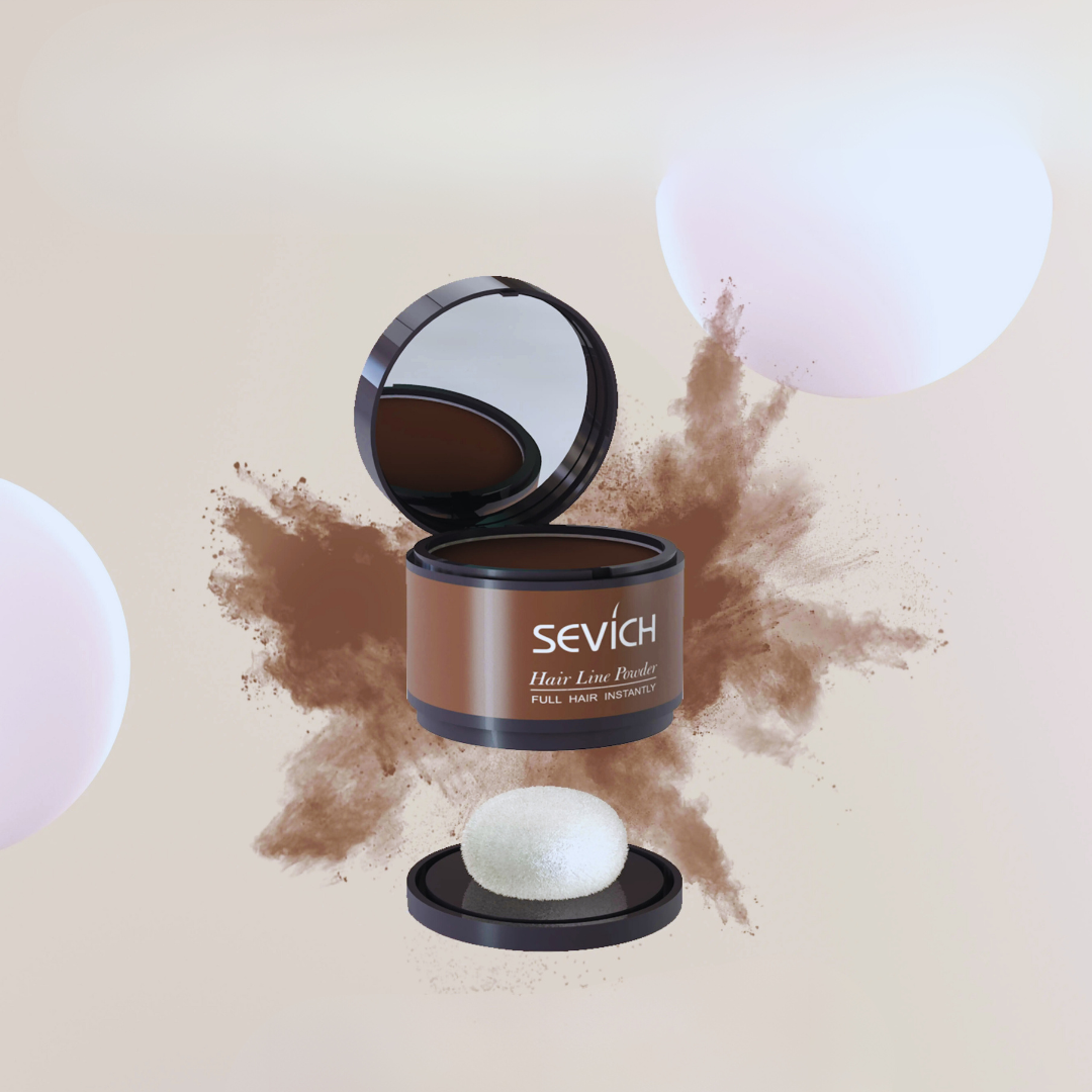 Vandfast hårgrænsen-pulver-concealer
