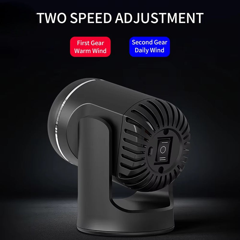12V Car Heater – Portable Car Heater with 360° Rotation & Safety