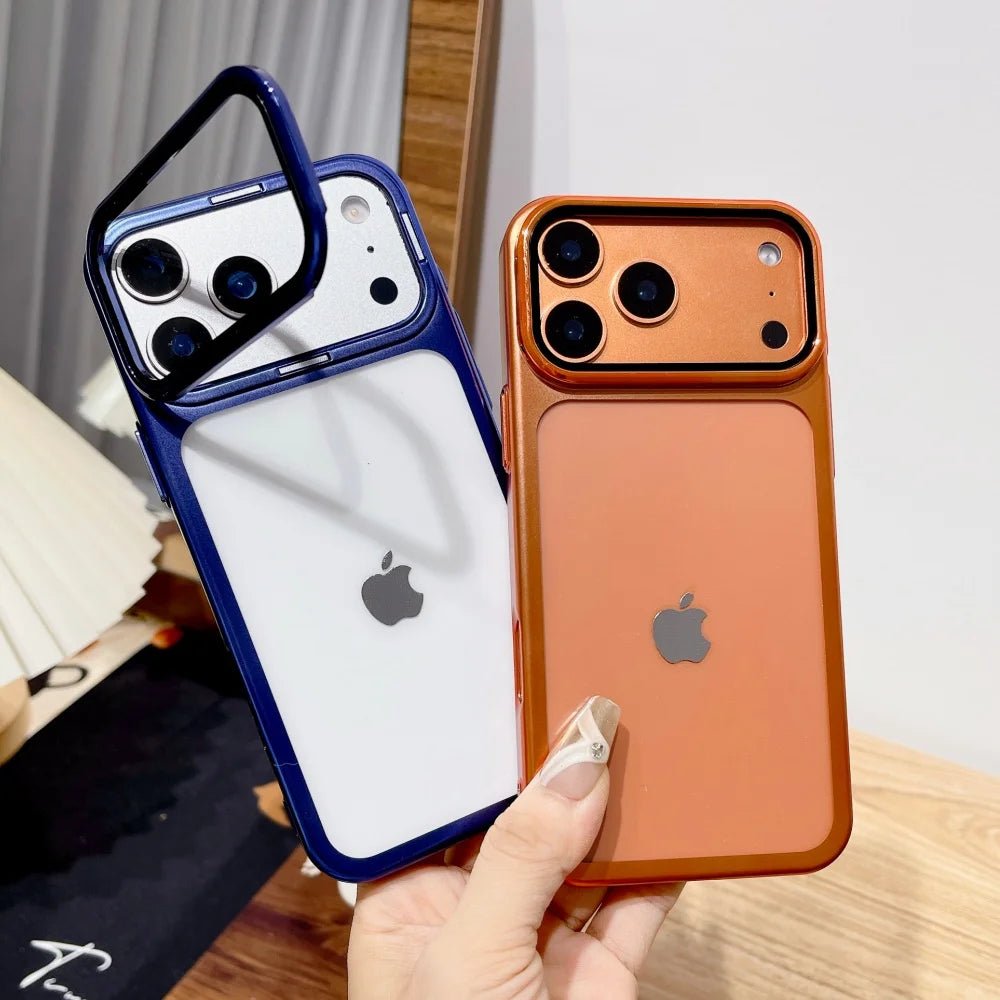 iPhone  17 / 17 Pro / 17 Air / 17  Etui med Foldbart Kamerastativ