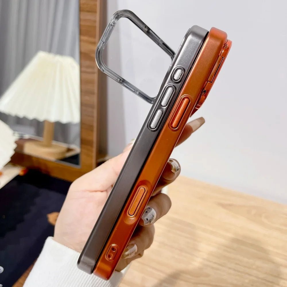 iPhone  17 / 17 Pro / 17 Air / 17  Etui med Foldbart Kamerastativ