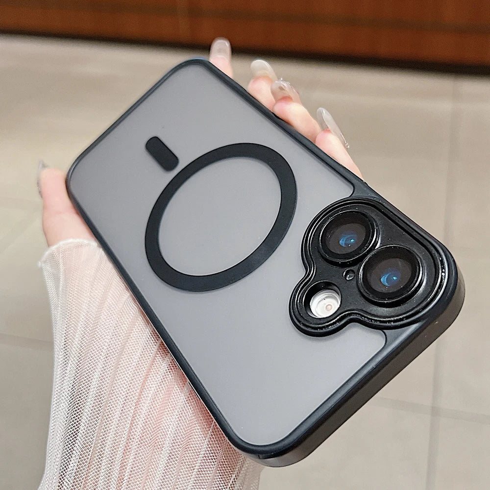 iPhone 17 Magnetisk Etui Gennemsigtig Design