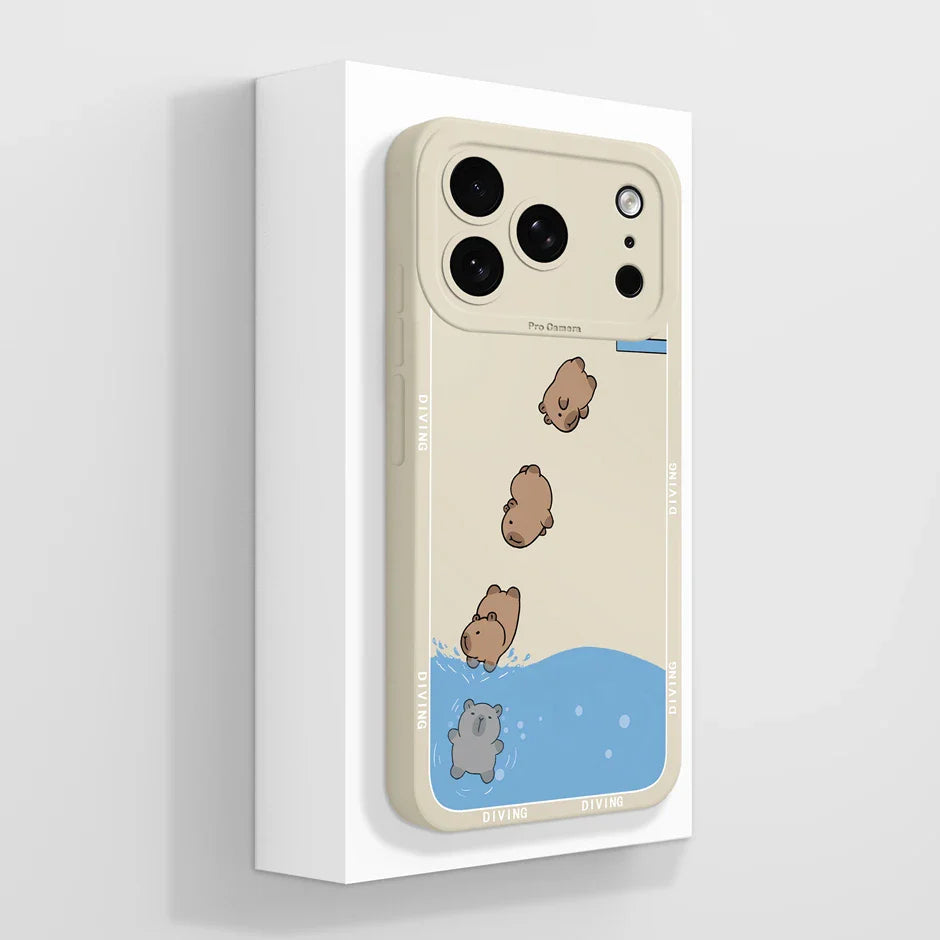 iPhone 17 Pro Max Cover Cartoon Panda Design
