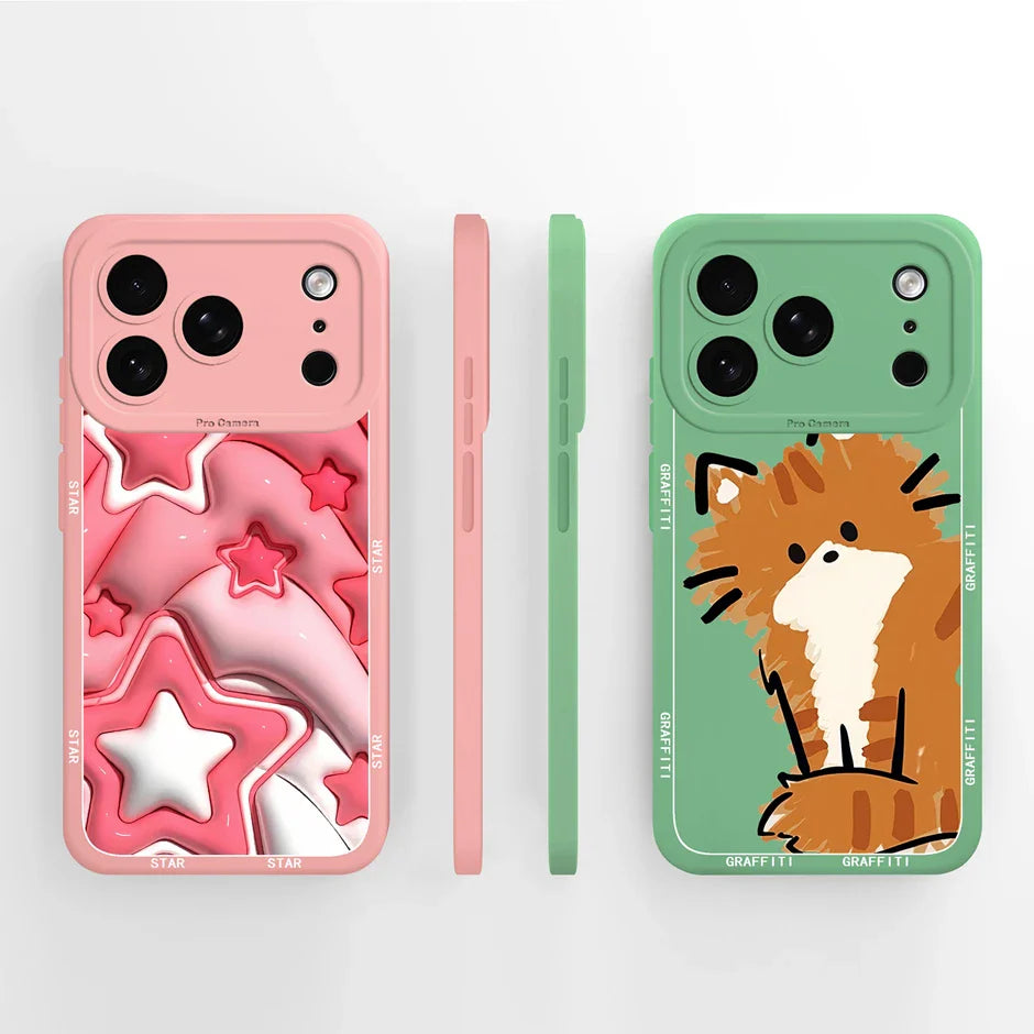 iPhone 17 Pro Max Cover Cartoon Panda Design