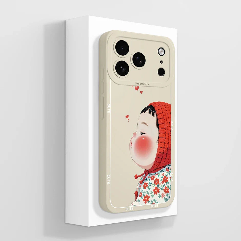 iPhone 17 Pro Max Cover Cartoon Panda Design
