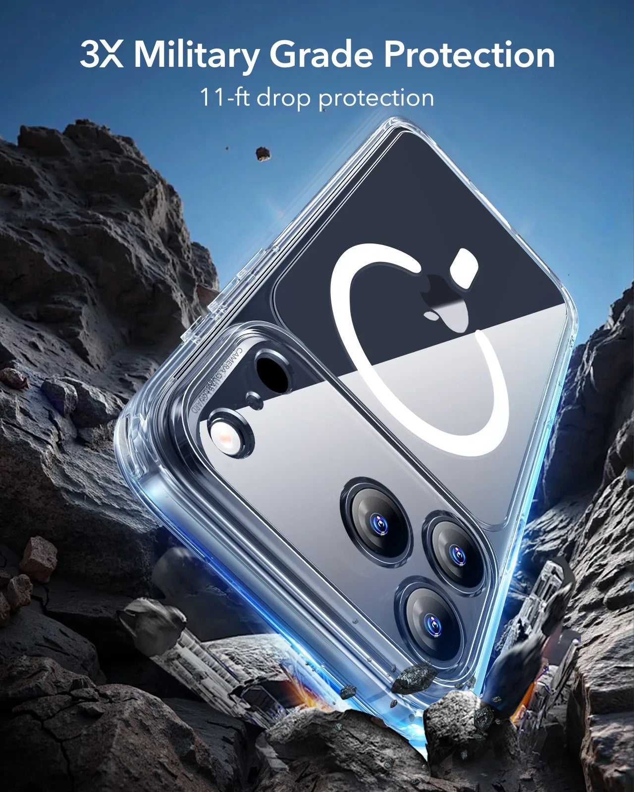 iPhone 16, 17 Pro Max, Iphone Air Kamerakontrol Cover med MagSafe